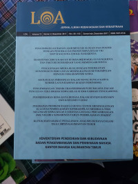Image of JURNAL ILMIAH KEBAHASAAN DAN KESASTRAAN : VOL : 12