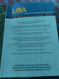 Image of JURNAL ILMIAH KEBAHASAAN DAN KESASTRAAN : VOL : 9