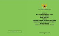 Image of MPR RI KETETAPAN MAJELIS PERMUSYAWARATAN RAKYAT REPUBLIK INDONESIA NOMOR I/MPR/2003 TENTANG PENINJAUAN KEMBALI MATERI DAN STATUS HUKUM KETETAPAN MAJELIS PERMUSYARATAN RAKYAT SEMENTARA DAN KETETAPAN MAJELIS PERMUSYAWARATAN RAKYAT REPUBLIK INDONESIA TAHUN 1960 SAMPAI DENGAN TAHUN 2002